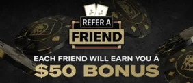 Referral rewards banner