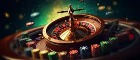 Roulette and slot games banner